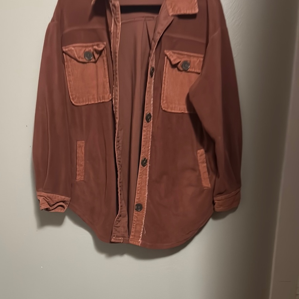 JODIFL Terracotta Corduroy Jacket